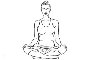 Sukhasana or The Easy pose